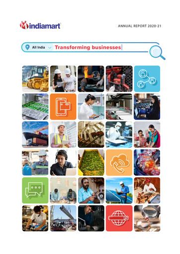 Thumbnail IndiaMART Annual Report 2020-2021