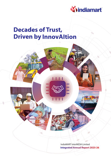 Miniature IndiaMART Rapport annuel 2025-2026