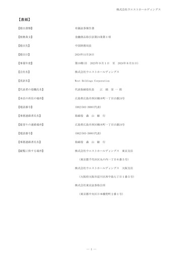 Miniature West Holdings Rapport annuel fy2024