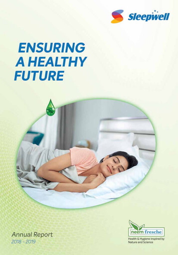 Thumbnail Sheela Foam
 Annual Report 2019-2019