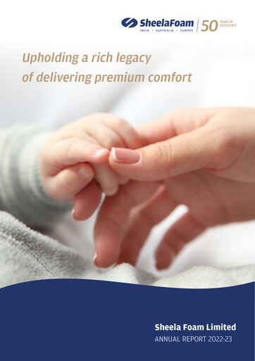 Thumbnail Sheela Foam
 Annual Report 2022-2023