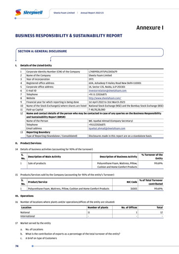 Vorschaubild Sheela Foam
 ESG-Bericht 2022-2023