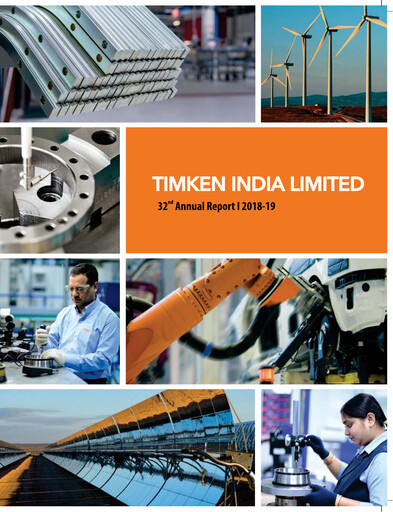 Thumbnail Timken India Annual Report 2018-2019