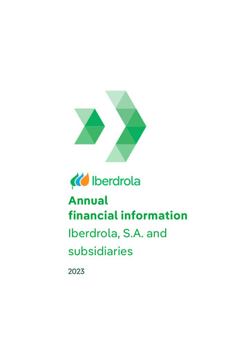 Thumbnail Iberdrola Financial Statement fy2023