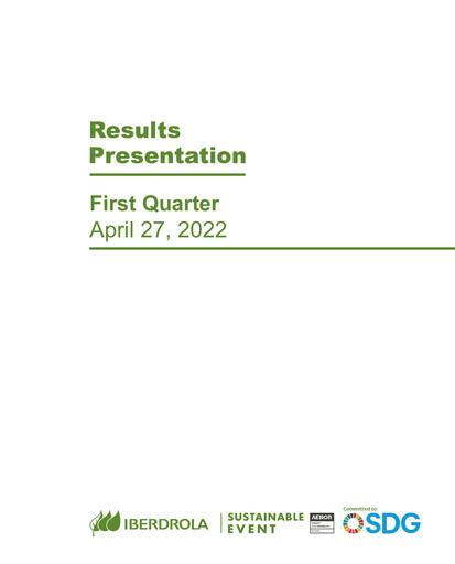Thumbnail Iberdrola Quarterly Report 2022-q1