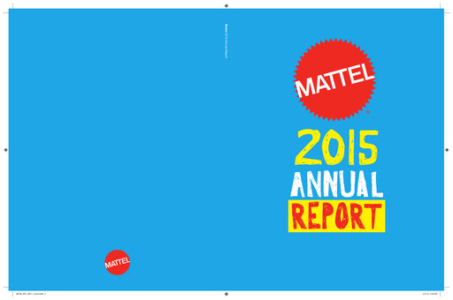 Thumbnail Mattel
 Annual Report 2015