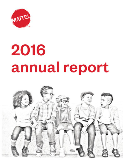 Thumbnail Mattel
 Annual Report 2016