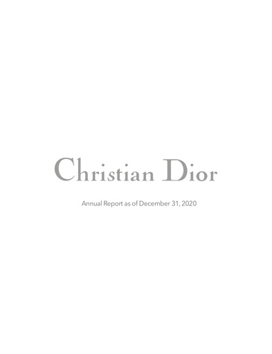 Thumbnail Dior Annual Report 2020