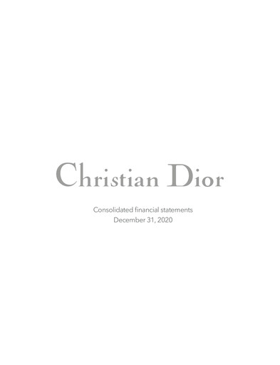 Thumbnail Dior Financial Statement 2020