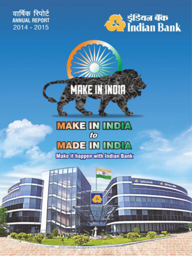 Thumbnail Indian Bank
 Annual Report 2014-2015