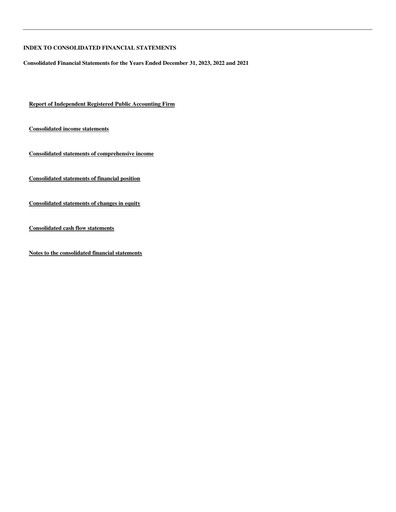 Thumbnail Materialise NV Financial Statement 2023