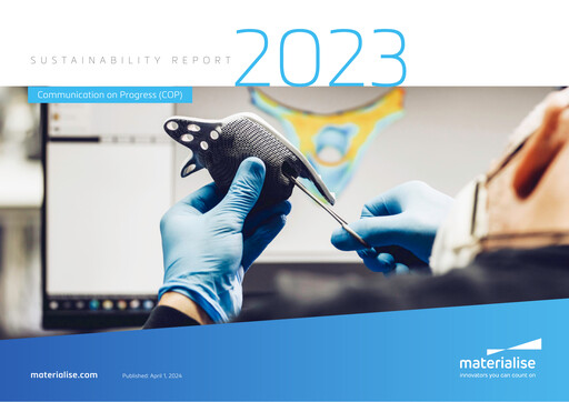 Thumbnail Materialise NV Sustainability Report 2023