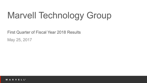 Vorschaubild Marvell Technology Quartalsbericht 2018-q1