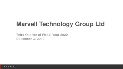 Vorschaubild Marvell Technology Quartalsbericht 2020-q3