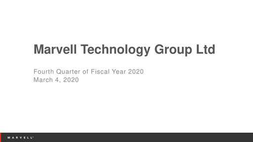 Vorschaubild Marvell Technology Quartalsbericht 2020-q4