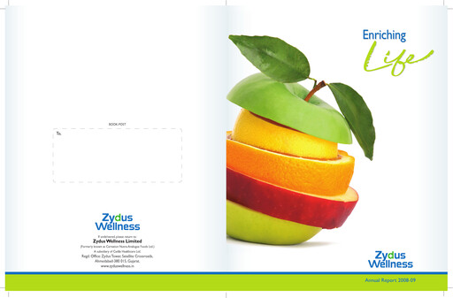 Thumbnail Zydus Wellness
 Annual Report 2008-2009