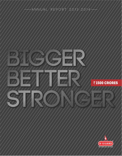 Thumbnail V-Guard Industries
 Annual Report 2013-2014
