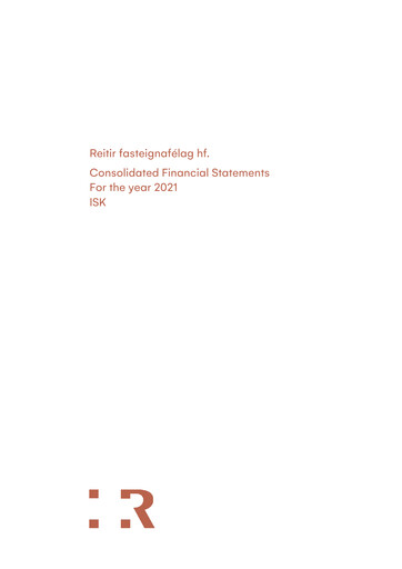 Thumbnail Reitir fasteignafélag Financial Statement 2021