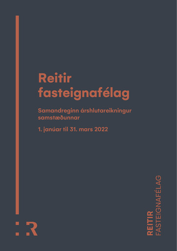 Thumbnail Reitir fasteignafélag Quarterly Report 2022-q1