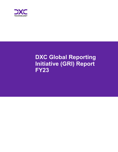 Thumbnail DXC Technology
 ESG Report 2022-2023