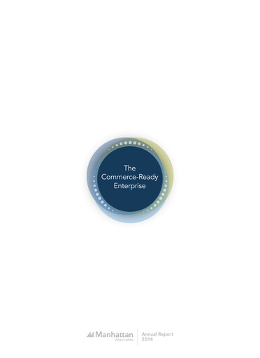 Thumbnail Manhattan Associates
 Annual Report 2014