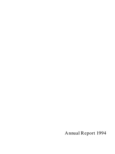 Thumbnail SKF India Annual Report 1994