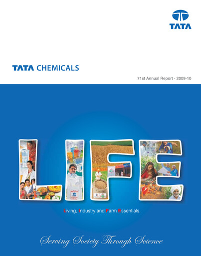 Thumbnail Tata Chemicals
 Annual Report 2009-2010