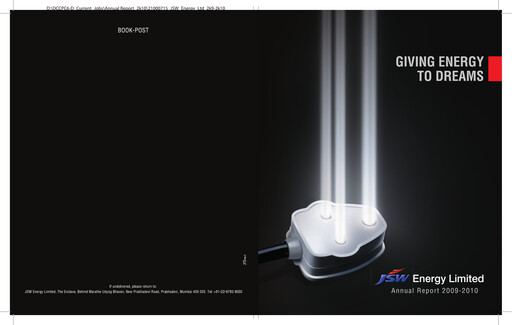 Thumbnail JSW Energy
 Annual Report 2009-2010