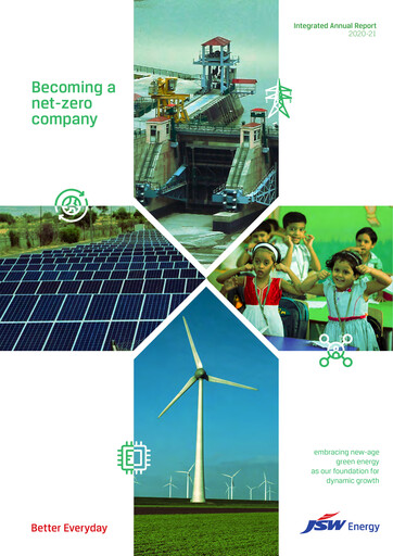 Thumbnail JSW Energy
 Annual Report 2020-2021