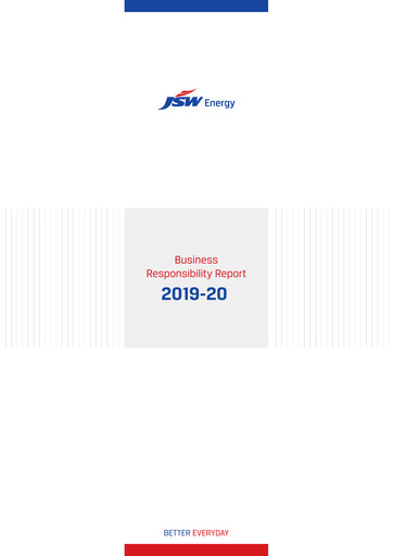 Thumbnail JSW Energy
 ESG Report 2019-2020