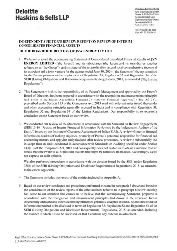 Thumbnail JSW Energy
 Quarterly Report 2024-q1