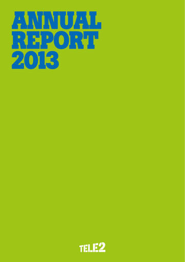 Thumbnail Tele2 Annual Report 2013