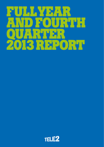 Thumbnail Tele2 Financial Report 2013