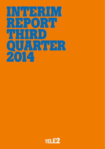 Thumbnail Tele2 Quarterly Report 2014-q3