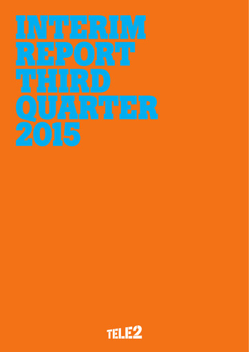 Thumbnail Tele2 Quarterly Report 2015-q3