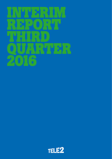 Thumbnail Tele2 Quarterly Report 2016-q3