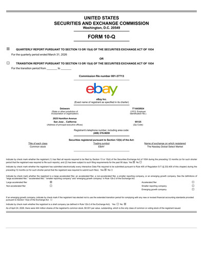 Thumbnail eBay Quarterly Report 2026-q1