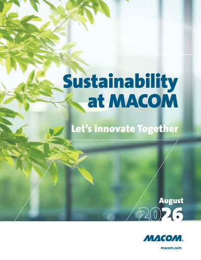 Vorschaubild MACOM Technology Solutions Nachhaltigkeitsbericht 2026