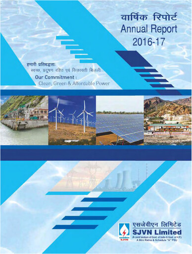 Thumbnail SJVN
 Annual Report 2016-2017