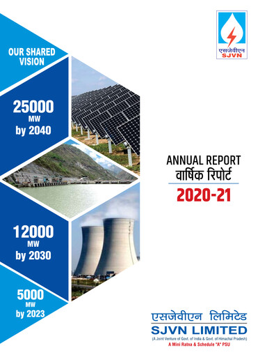 Thumbnail SJVN
 Annual Report 2020-2021