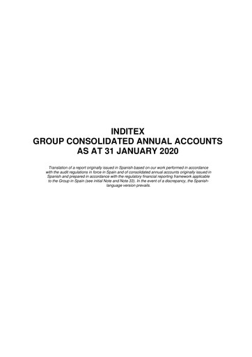 Thumbnail Inditex Financial Statement 2019