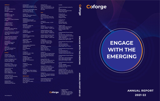 Thumbnail Coforge
 Annual Report 2021-2022
