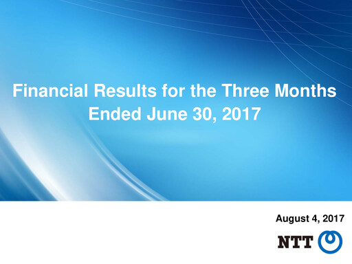 Thumbnail NTT (Nippon Telegraph & Telephone)

 Quarterly Report 2017-q1