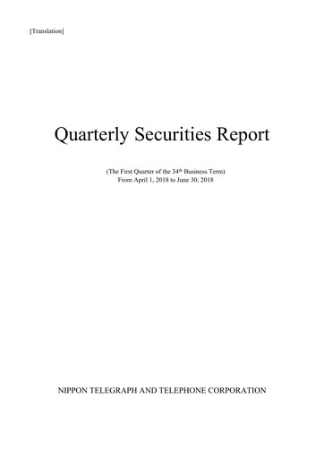 Thumbnail NTT (Nippon Telegraph & Telephone)

 Quarterly Report 2018-q1