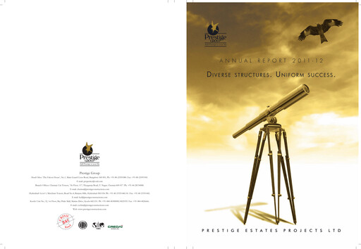 Thumbnail Prestige Group
 Annual Report 2011-2012
