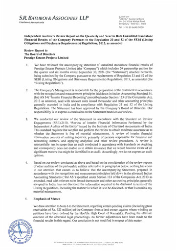 Vorschaubild Prestige Group
 Quartalsbericht 2024-q2