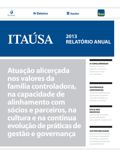 Thumbnail Itaúsa Annual Report 2013