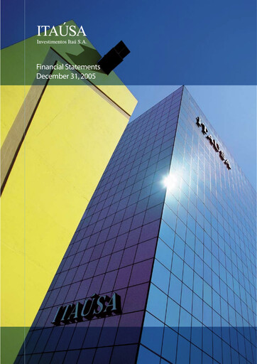 Miniature Itaúsa Bilan financier 2005