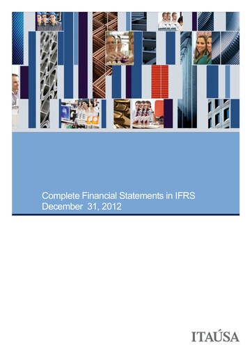 Miniature Itaúsa Bilan financier 2012