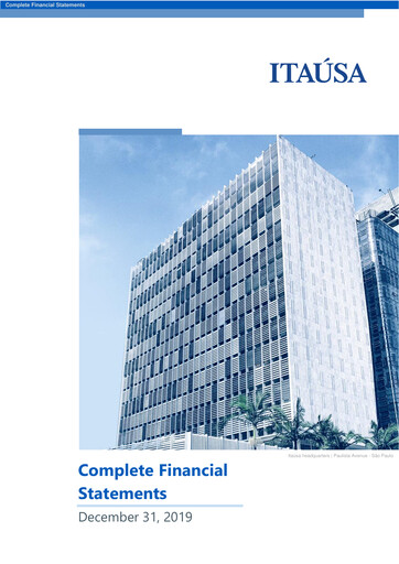 Miniature Itaúsa Bilan financier 2019